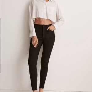 Madewell 9” high rise black jeans size 29